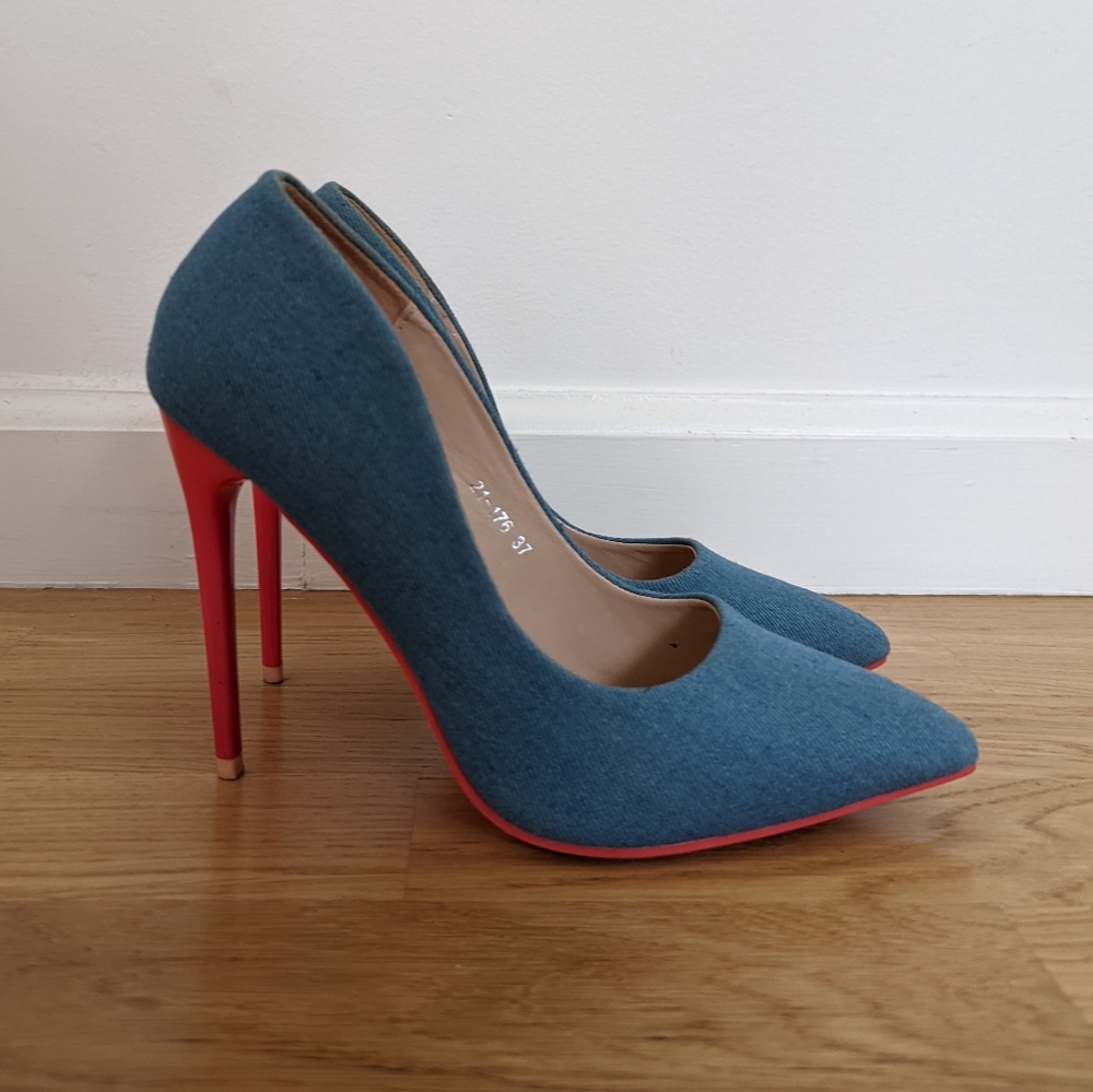 Denim Pumps